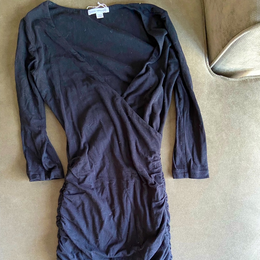 James Perse ruched cotton dress perfect condition